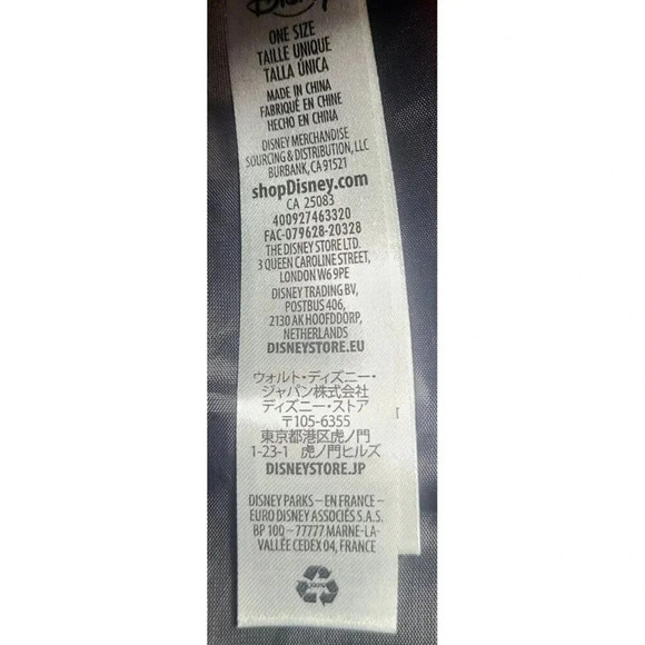 Disney Store Parks Mickey Mouse Double Strap Tote Bag Black Red Blue One Size - Picture 8 of 8